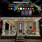 Brizled Pro Smart Christmas Lights, 66ft 200 LED WiFi Christmas Tree Lights, App Controlled RGB Color Changing Xmas Lights String Works with Alexa & Google Home for Holiday Xmas Party Indoor Outdoor