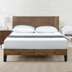 ZINUS Tonja Wood Platform Bed Frame with Headboard, Mattress Foundation with Wooden Slat Support, No Box Spring Needed, Easy Assembly, King