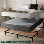 ZINUS 9 Inch WonderBox(TM) Smart Box Spring, Quick Assembly Mattress Foundation, Durable Metal Frame, King, Grey