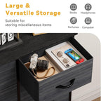 DWVO Dresser with 8 Drawers - Fabric Storage Tower, Organizer Unit for Bedroom, Hallway, Closets - Sturdy Steel Frame, Wooden Top & Easy Pull Fabric Bins
