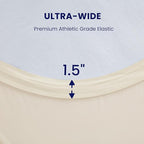 SLEEP ZONE King Size Cooling Mattress Topper, Premium Zoned Cool Mattress Pad Cover, Padded Mattress Protector Breathable Washable, Deep Pocket 8-21" (Beige, King)