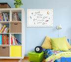 Nursery Rectangular Canvas Banner-Boho Flag Wall Decor for Toddler Boy Girl Kids,Baby Room Above Crib Bedroom Playroom Reading Room Decor-Baby Shower Birthday Christmas Gift-You'll Never Know Dear