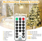 OMIKA 50FT Connectable Globe String Lights Outdoor Waterproof, 150 LED Fairy Lights with Remote Timer, Multicolor and Warm White Plug in Pastel String Lights for Indoor,Bedroom, Party, Classroom Decor