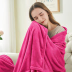 BEDELITE Fleece Blanket Twin Size Hot Pink Throw Blankets for Couch & Bed, 300GSM Luxury Plush Cozy Fuzzy Blanket 60x80 inches, Super Soft Warm Lightweight Throw Blanket for Travel Camping