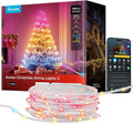Govee Christmas Lights 2, RGBWIC 66FT 200LEDs Holiday String Lights with Shape Mapping Function, Smart LED Decoration for Indoor Outdoor Tree, 130+ Preset Scenes, Voice and APP Control, Clear Wire