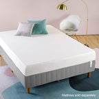 ZINUS GOOD DESIGN Award Winner Justina Metal Mattress Foundation, 16 Inch Platform Bed, No Box Spring Needed, Twin, Grey