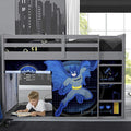 Batman Loft Bed Tent - Curtain Set for Low Twin Loft (Bed Sold Separately) by Delta Children (Pack of 10)