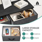 YITAHOME 8 Drawers Fabric Dresser - Storage Tower Unit Organizer Unit for Living Room & Closets - Sturdy Steel Frame & Easy Pull Fabric Bins