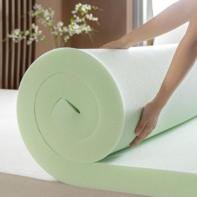 ZINUS 4 Inch Green Tea Memory Foam Mattress Topper, Smaller, More Convenient WonderBox Packaging, Pressure-Relieving Layers, CertiPUR-US Certified, Full