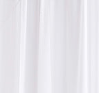 LinenZone White Window Scarf Valance in 216 Inch Size. Use Window Scarves as Canopy Bed or Backdrop Curtains, Curtain Scarf, or Sheer Fabric for Draping. (Amazing 55 x 216, White)