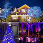 Christmas Lights, Battery Operated String Lights 18ft 50 LED Mini String Lights, Waterproof Lights with Remote Timer 8 Modes, Indoor Outdoor Garden Party Wedding Xmas Tree Decoration, Blue
