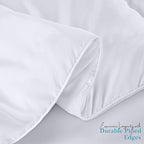 Utopia Bedding Comforter Duvet Insert, Quilted Comforter with Corner Tabs, Box Stitched Down Alternative Comforters Queen Size (White)