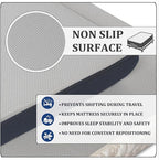 Foamma 4" x 39" x 75" Water Resistant Gel Memory Foam RV Bunk Mattress, Firm High Density Foam Base, Comfortable and Durable Polyester Cover, Truck, Camper, Travel Trailer, Made in USA!