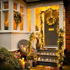 JMEXSUSS 4 Pack 50 LED Christmas Fairy Lights Battery Operated, 16ft Warm White Fairy Lights for Bedroom Wedding Patio Party DIY Mason Jar Decorations