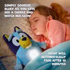Bluey Goglow Pal Light Up Nightlight, 2-in-1 Interactive Snuggly Toddler Light, Soothing Night Light for Kids of Ages 2+