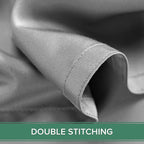 Queen Sheets by Pure Bamboo, Genuine 100% Organic Viscose Derived from Bamboo Bed Sheet Set, Luxuriously Soft & Cooling, Double Stitching, Lifetime Quality Promise (Queen, Stone Grey)