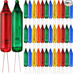 Mudder 200 Count 2.5V Christmas 50/100/150/200 Count Mini Incandescent Wire String Lights Replacement Bulbs Indoor/Outdoor Christmas Lights Decorations for Home Xmas Tree (Multicolor)