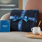 Bedsure GentleSoft Navy Blue Fleece Blankets King Size - Bed Blanket Soft Lightweight Plush Cozy Fuzzy Luxury Microfiber, 108x90 inches