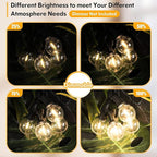 Brightever 200FT Outdoor String Lights Dimmable LED Outside Patio Lights with 100+4 Shatterproof G40 Globe Edison Bulbs, Connectable Commercial String Hanging Lights for Backyard Party Porch Garden