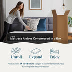 Lucid 8 Inch Memory Foam Mattress - Medium Firm Feel - Infused with Refreshing Bamboo Charcoal and Cooling Gel - Bed in a Box - Temperature Regulating - Pressure Relief - Breathable - Twin Size