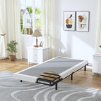 Twin Box Spring - 4 Inch High Profile Box Spring for Twin Bed, Sturdy Metal Frame Mattress Foundation, Easy Assembly, Quiet & Noise-Free