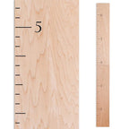 HEADWATERS STUDIO Wood Growth Chart for Wall - Growth Chart Wood Growth Chart for Kids Wooden Ruler Growth Chart Child Height Wall Chart Grow Chart for Wall Kids Wall Ruler Height Chart-Modern Natural
