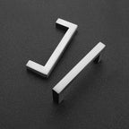 Ravinte 25 Pack Solid 3 Inch Center to Center Slim Square Bar Drawer Handles Kitchen Cabinet Handles Brushed Nickel Drawer Pulls Kitchen Cabinet Hardware Kitchen Handles Cabinet Pulls