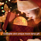 4.3'' Moon Lamp Kids Night Light Galaxy Lamp 16 Colors LED Moon Light with Touch & Remote Control Bedside Lamp as Christmas Birthday Gifts for Girls/Boys/Kids