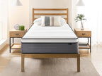ZINUS 12 Inch True Support Hybrid Mattress [New Version], Twin, Fiberglass Free, Medium Feel, Motion Isolation, Certified Safe Foams & Fabric, Mattress in A Box