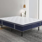 Coolvie Firm Twin Mattress for Adults in a Box, 12 Inch Twin Bed Mattress with Extra Lumbar & Shoulder Support, Hybrid Memory Foam & Pocket Spring for Pressure Relief, 100-Night Trial