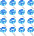 Onforu 16 Pack Blue Fairy Lights Battery Operated String Lights, 6.5ft 20 Mini LED Lights, IP67 Waterproof Twinkle Lights for Mason Jar Wedding Centerpiece Decor Christmas Bedroom