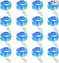Onforu 16 Pack Blue Fairy Lights Battery Operated String Lights, 6.5ft 20 Mini LED Lights, IP67 Waterproof Twinkle Lights for Mason Jar Wedding Centerpiece Decor Christmas Bedroom