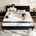 Queen Mattress in a Box, 14 Inch Hybrid Mattress with Individual Pocket Spring & Memory Foam, Motion Isolation, Medium Firm Comfort for Pressure Relief, CertiPUR-US Certified