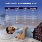 ROOST SLEEP 14-Inch Twin Mattress with Medium Firm Support, CertiPUR-US Certified, Copper Smart Thermic Cooling Gel Memory Foam for Hot Sleepers, Made in USA