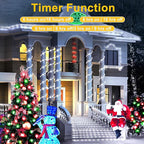 KNONEW 164FT 1000LED Rope Lights for Outside,Outdoor String Lights Waterproof 8 Modes Clear Tube Light for Indoor,Bedroom,Wedding,Garden,Patio,Christmas,Tree,Rv,Holiday Decoration(Cold White)