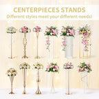 NUPTIO Artificial Flower Centrepieces for Tables - 2 Pcs Large Fake Flowers Roses Balls 15.7 inch Diam - Royal Blue Silk Faux Rose Arrangement Bouquet for Wedding Party Centerpiece Table Decorations