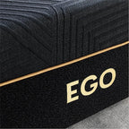 EGOHOME 14 Inch Twin XL Memory Foam Mattress for Back Pain, Cooling Copper Gel Bed in a Box, Foam Made in USA, CertiPUR-US Certified, Therapeutic Medium Firm,Daybed 38x80x14 Black