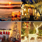 led Fairy Lights Waterproof 16.4ft String Lights Battery Operated for Wedding, Home, Garden, Party, Christmas Decoration, Warm White