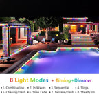 KNONEW 328FT 1000LED Rope Lights for Outside,Outdoor String Lights Waterproof 8 Modes Clear Tube Light for Indoor,Bedroom,Wedding,Garden,Patio,Christmas,Tree,Rv,Holiday Decoration(Multicolor)
