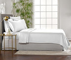 Pure Bamboo Twin Sheets, Genuine 100% Organic Viscose Derived from Bamboo Bed Sheet Set, Luxuriously Soft & Cooling, Double Stitching, 2 Year Quality Promise (Twin, White)