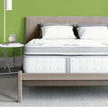 Classic Brands Gramercy Cool Gel Memory Foam and Innerspring Hybrid 14-Inch Euro Pillow Top Mattress, Mattress in a Box, Queen