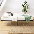 Best Price Mattress Twin XL 14 Inch Black Metal Platform Bed Frame