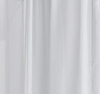 LinenZone Silver Window Scarf Valance in 288 Inch Size. Use Window Scarves as Canopy Bed or Backdrop Curtains, Curtain Scarf, or Sheer Fabric for Draping. (Amazing 55 x 288, Silver)
