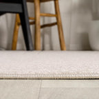 Eyely NCS101A-6 Scandinavian Odense Minimalist Angle Geometric Indoor Rug, Pet Friendly, Non-Shedding, Stain Resistant, Easy-Cleaning, Ivory/Cream, 6 ft. x 9 ft., Indoor/Outdoor, Area Rug