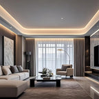 COB LED Strip Lights Natural White,24V Dimmable led Light Strip KIT with Remote and app Control,4000K 24FT/7.5m 8mmwide Ra>90 Cuttable Flexible Strip Lights for Bedroom,Shelf,Cabinet
