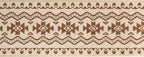 Custom Length Cut to Size Tribal Ethnic Southwestern Inspired Hallway Runner Rug, Non Slip Rubber Backed, 31 inch Wide X Customized Length, Aztec Beige, 31 inch X 10 feet