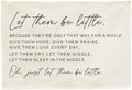 Nursery Rectangular Canvas Banner-Flag Wall Sign for Toddler Boy Girl Kid,Kindergarten Baby Room Above Crib Playroom Reading Room Bedroom Decor-Baby Shower Birthday Christmas Gift-Let Them Be Little