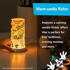 Disney Mickey and Friends Tabletop Lamp, Color Changing, Night Light, Mickey Mouse, USB Powered, Table Lamp, Night Light for Kids, Ideal for Bedroom, Playroom, Bathroom, and More, 69889