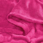 BEDELITE Fleece Blanket Twin Size Hot Pink Throw Blankets for Couch & Bed, 300GSM Luxury Plush Cozy Fuzzy Blanket 60x80 inches, Super Soft Warm Lightweight Throw Blanket for Travel Camping