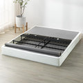 ZINUS 7.5 Inch Box Spring with Cover, No Assembly Mattress Foundation, Sturdy Metal Structure, Queen, White